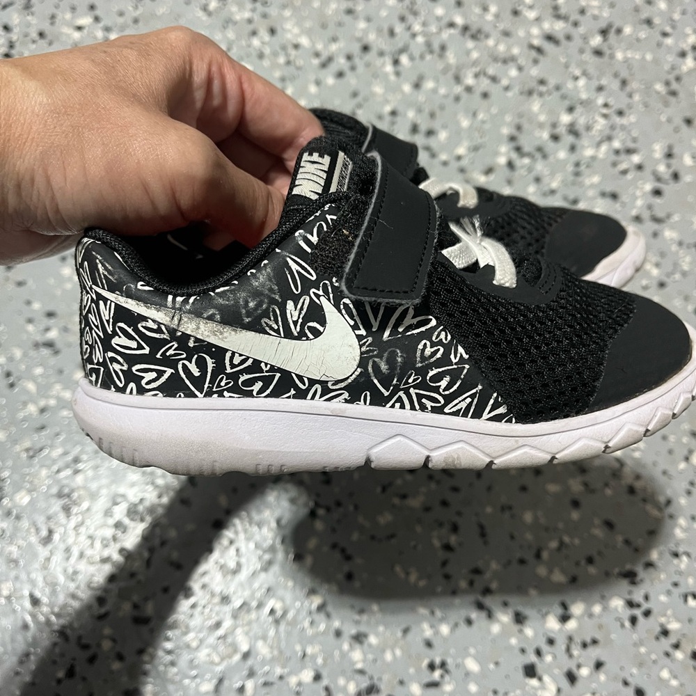 Nike Black and White Paisley Sneakers